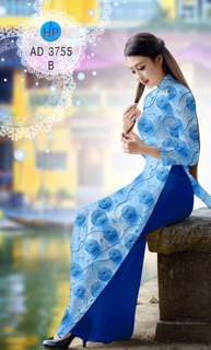 Vải Áo Dài Tằm Ý Hoa Thưa Đều