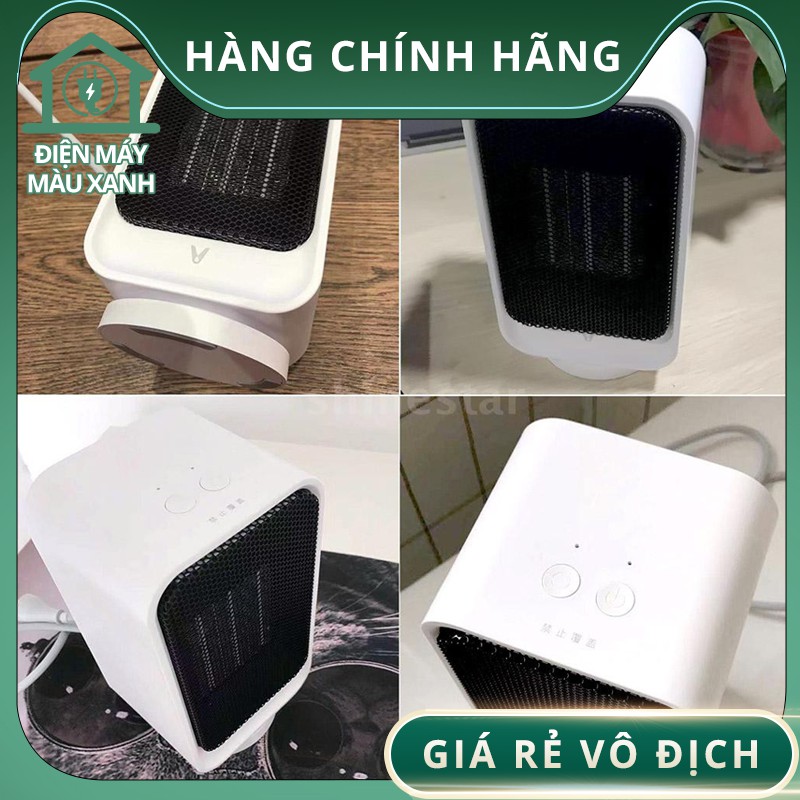 Máy sưởi để bàn Xiaomi Viomi, quạt sưởi mini, Làm nóng nhanh PTC, cấp khí góc rộng lớn, vỏ ABS chống cháy, tắt khi đổ