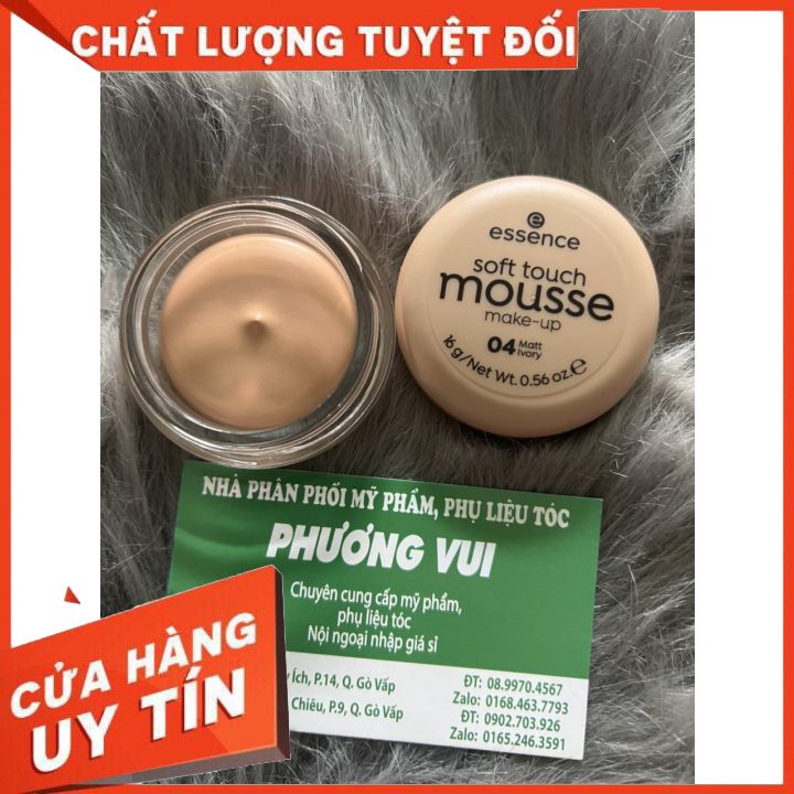 Phấn tươi Đức Mousse Essence - Hàng chuẩn chính hãng Mẫu mới nhất có chữ Matte(tông tự nhiên kiềm dầu)