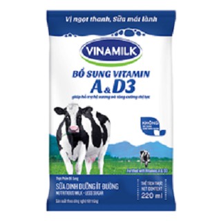 THÙNG SỮA TƯƠI TT 100% VINAMILK BỊCH 220ML