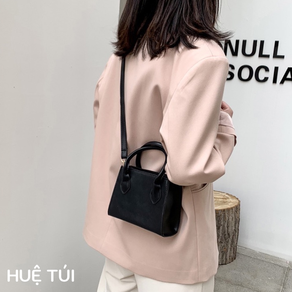 Túi xách đeo chéo phong cách trẻ trung thời trang hai quai trơn TX03