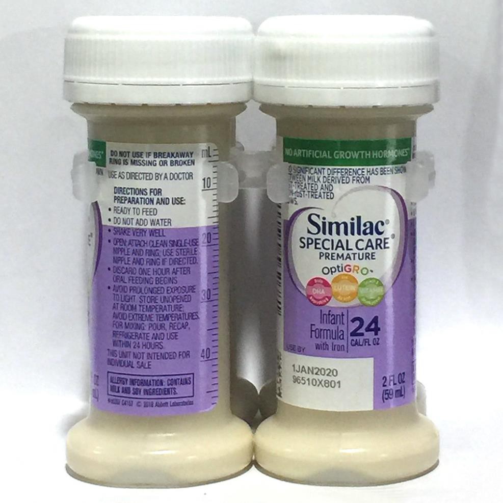 [CHÍNH HÃNG] Sữa Nước Similac Special Care Premature OptiGRO 24 CAL/FL OZ Lốc 4 Ống x 59ml