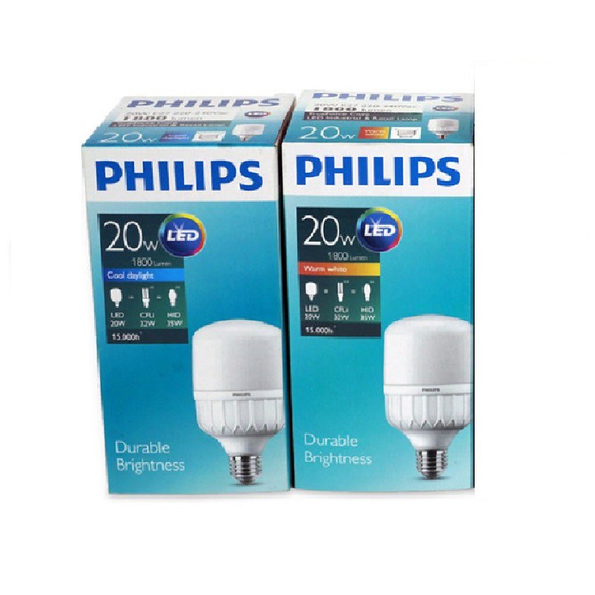 Bóng đèn Philips LED TForce core 22W HB E27- Ánh sáng trắng/ Ánh sáng vàng | BigBuy360 - bigbuy360.vn