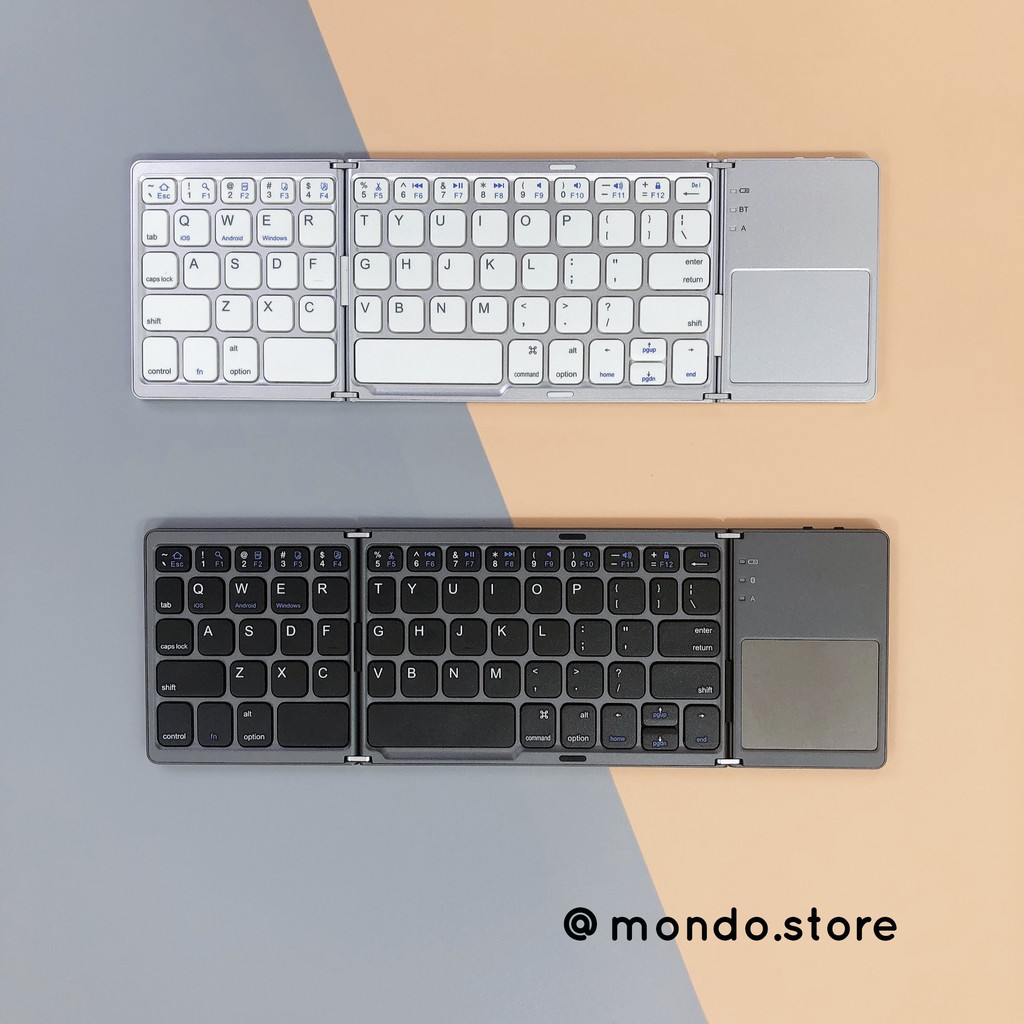 [Mã 267ELSALE hoàn 7% đơn 300K] Bàn Phím Mini Keyboard Bluetooth Kèm Touchpad