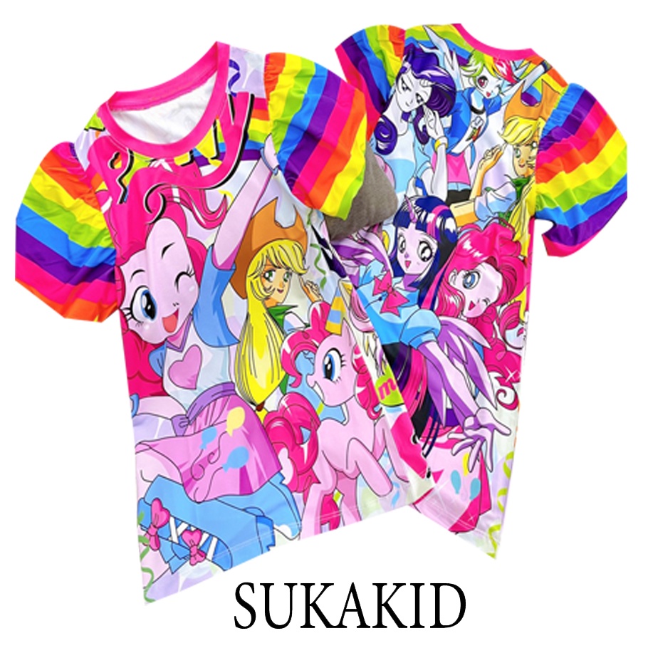 Đầm cho bé 3D hinh in họa tiet va các cô gái cho bé từ 6-30kg.DAM02