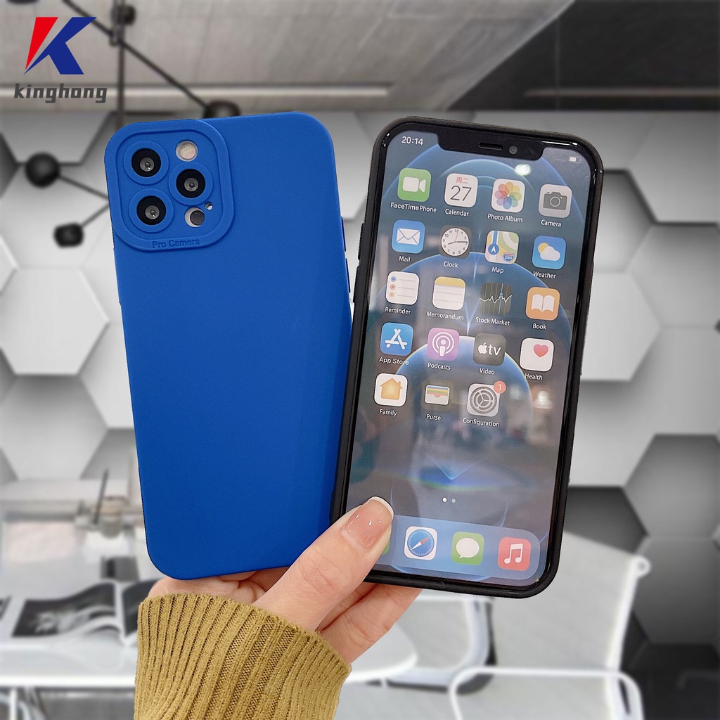 Glossy TPU Candy Solid Colo Phone Case Compatible For IPhone 8 Plus 11 6 6S 7 Plus XR 11 12 13 PRO MAX X XS MAX Se 2020 6SPlus 7Plus 6Plus 8Plus XSMAX