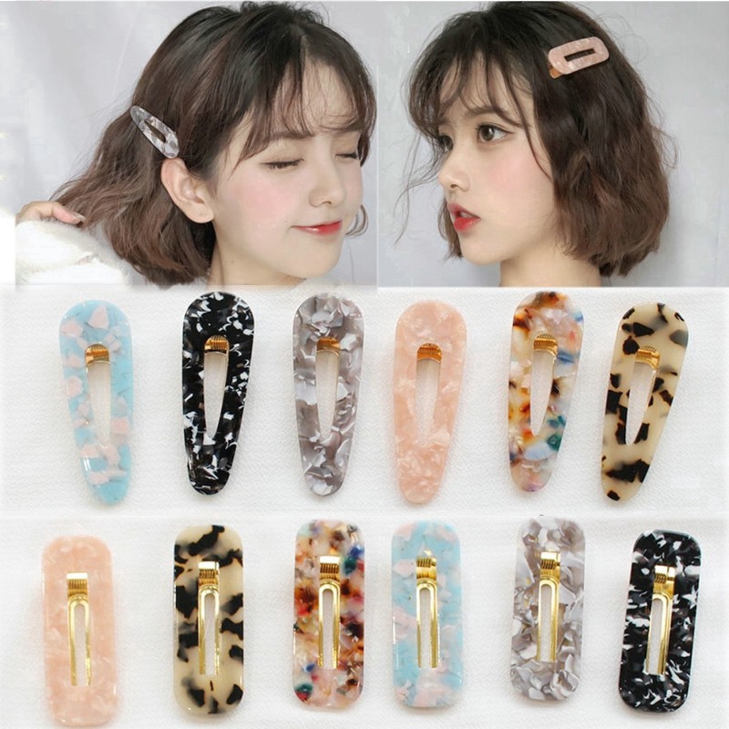 Kẹp tóc kiểu dáng vintage thời trang phong cách Hàn Quốc cho nữ