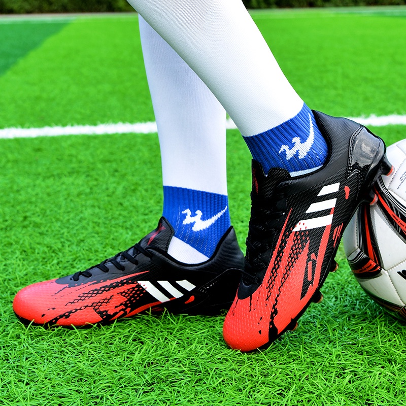 Giày bóng đá chất lượng cao X19.1 FG Giày đá bóng cổ thấp Giày bóng đá thanh niên Size:35-45