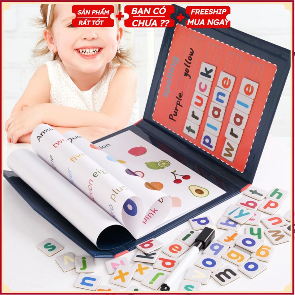 PVN32436 Bộ Ghép Chữ Cái Giúp Trẻ Học Đánh Vần Tiếng Anh T2
