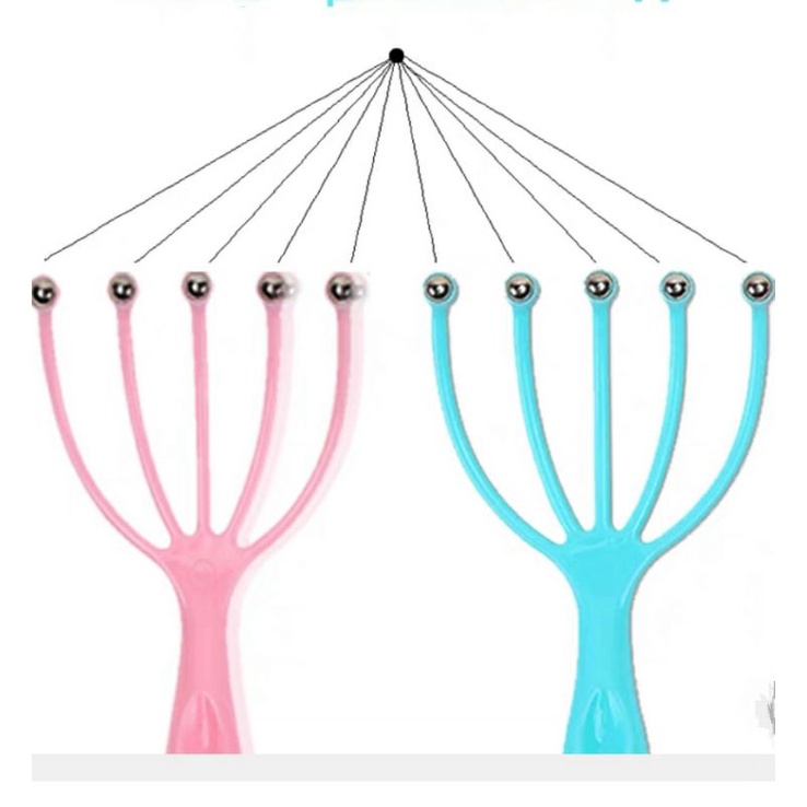 Dụng cụ massage đầu giúp lưu thông khí huyết