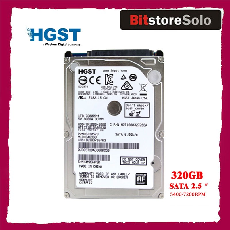 Ổ Cứng Laptop 320gb Seagate