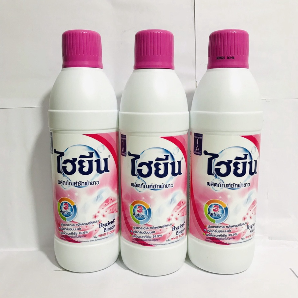 (600ML)  Nước Tẩy Quần Áo Trắng Và Màu Hygiene Thái Lan