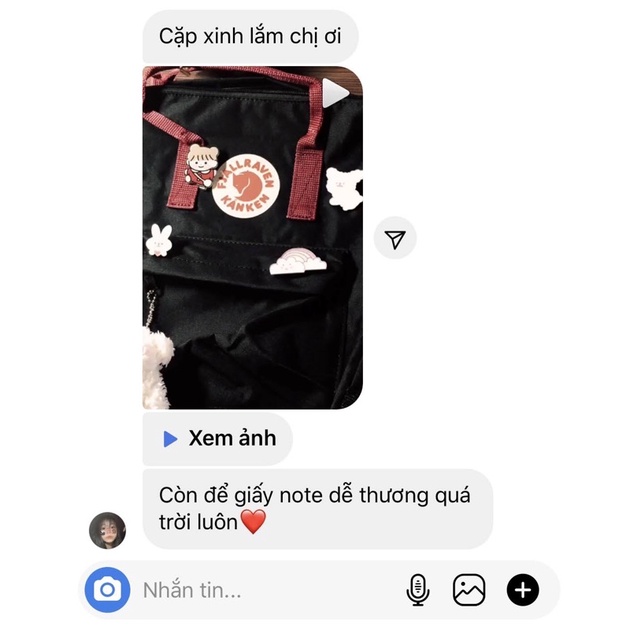 Balo Kanken Đen Quai Đỏ