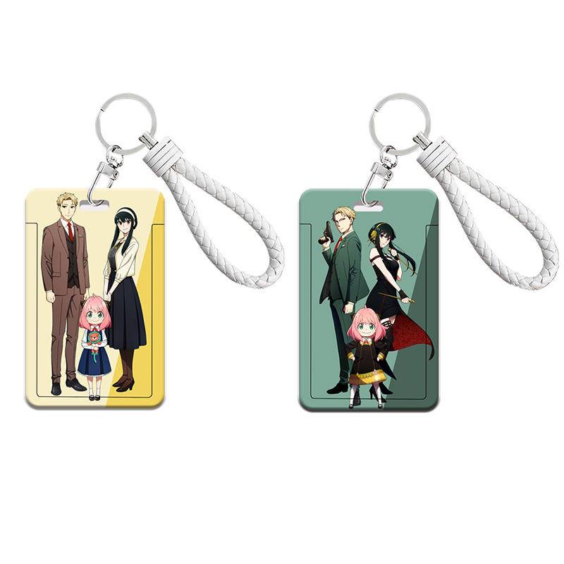 Ví Đựng Thẻ ID Gắn Móc Khóa Hình Hoạt Hình Loid Forger Anya Forger Yor Forger