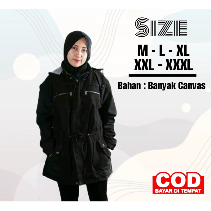 Áo Khoác Màu Đen SIZE M / L - XL - XXL - XXXL - XXXXL Thời Trang Mùa Đông Cho Nữ