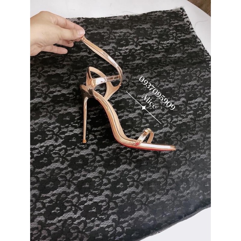 ( Hình Thật ) Sandan Cao gót Đính Đá Cao cấp 11P - Hàng VNXK Cao Cấp - Full size 34-40