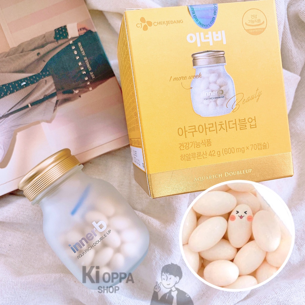 Viên uống cấp nước và collagen Innerb Aqua Rich Double Up