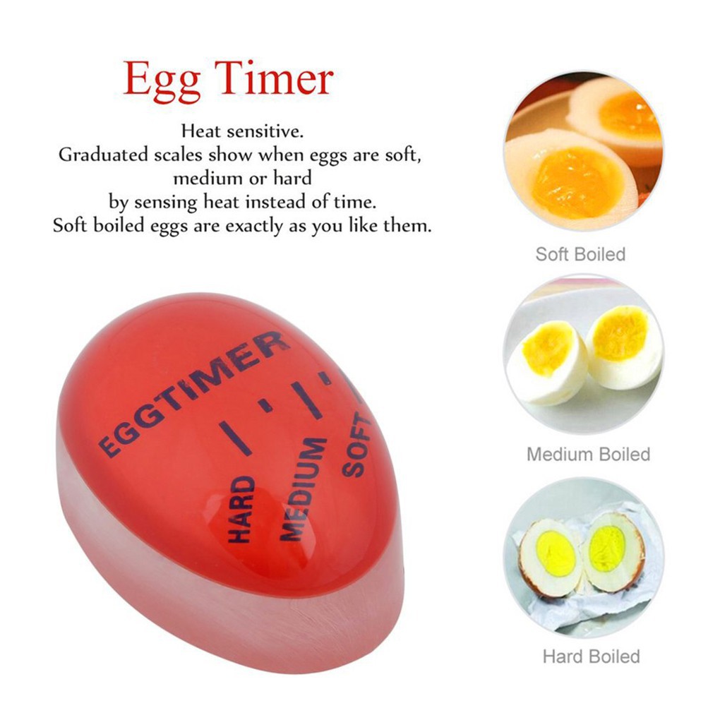 Egg Color Changing Timer Yummy Soft Eggs Cooking Timer Kitchen Clock Tool