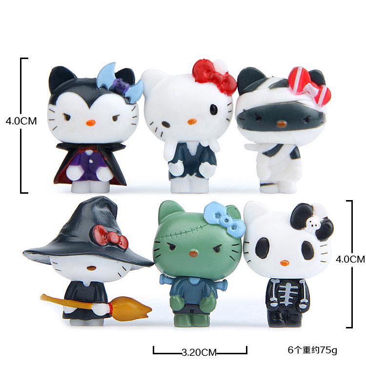 Bộ 6 Búp Bê Phù Thủy Hello Kitty