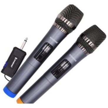 Micro không dây Zansong V12 chính hãng - Micro hát karaoke có LCD kết nối với tivi, dàn loa thùng,...