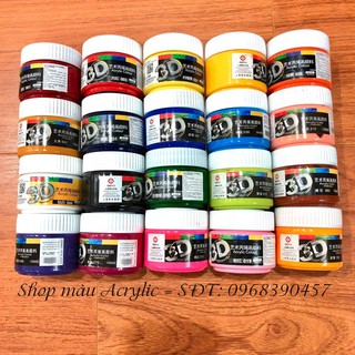 Màu Acrylic 3D Chinjoo 100ml