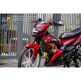 Tem rời dán xe sonic mẫu zin cho xe đỏ cực chất, hàng 3 lớp chất lượng cao