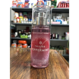 Xịt thơm toàn thân mini 75ml- peppermint bath & body works