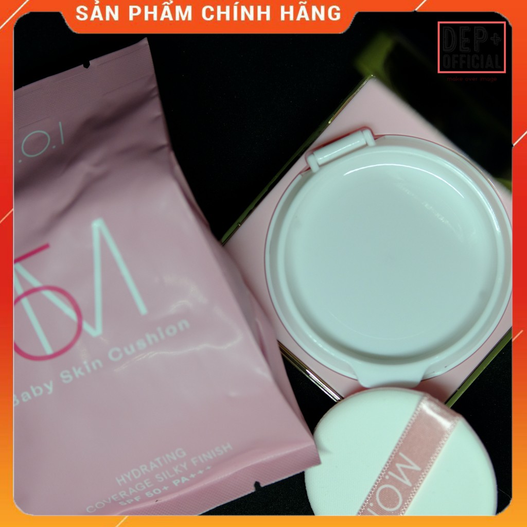 [MUA 1 TẶNG 1] CUSHION PHẤN NƯỚC CHE KHUYẾT ĐIỂM 5M BABY MOI Cosmetics | BigBuy360 - bigbuy360.vn