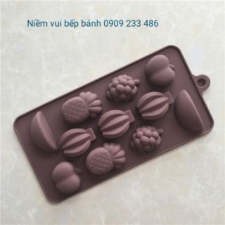 Khuôn silicon hình trái cây