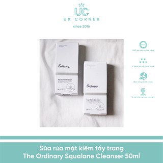Tẩy trang kiêm sữa rửa mặt The Ordinary Squalane Cleanser 50ml