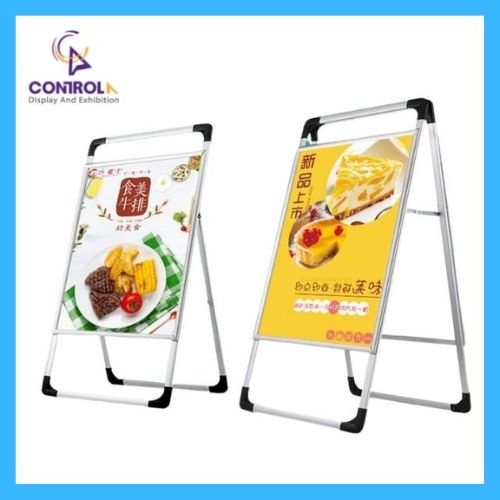 KỆ CHỮ A NHÔM GIÁ CHỮ A POSTER STAND 60x90cm