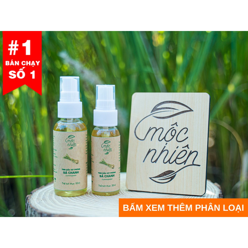 Xịt thơm phòng Mộc Nhiên nguyên chất có kiểm định giúp khử mùi hôi, thơm phòng, đuổi muỗi, diệt khuẩn