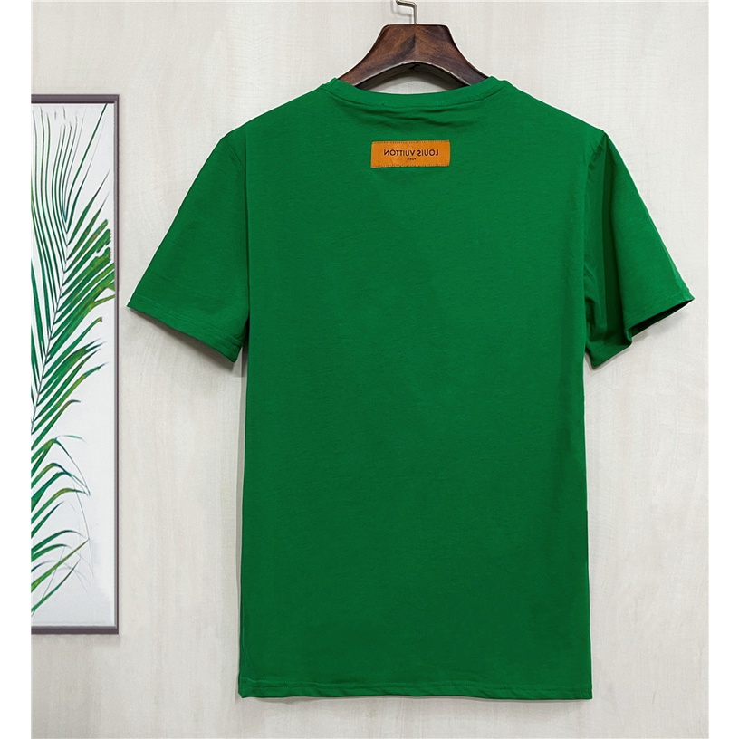 Áo Thun cotton Ngắn Tay Thêu Hình Vịt Hoạt Hình Thời Trang Mùa Xuân Dành Cho Nam