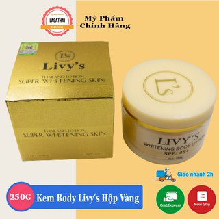 Kem Body Livy Hộp Vàng Thái Lan 250g Chính Hãng