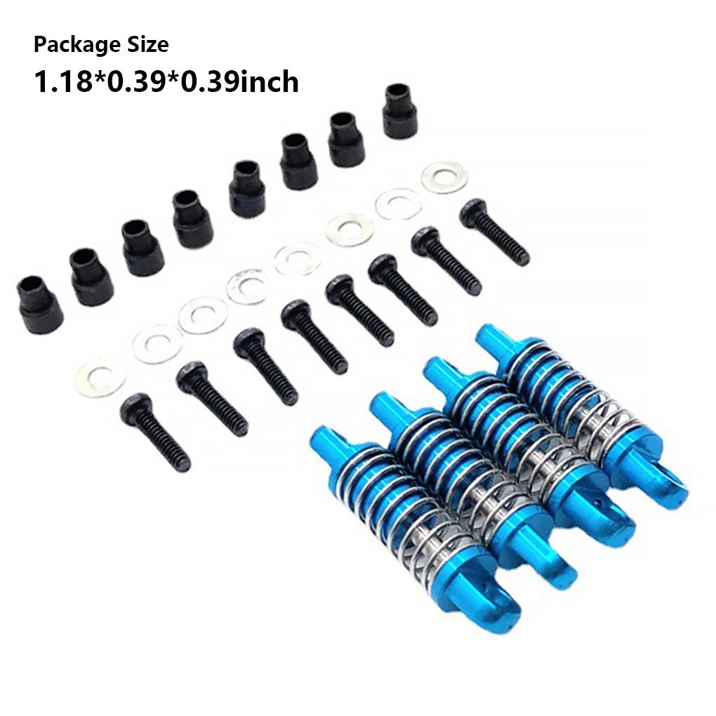 Bộ 4 Món Giảm Xóc Bằng Kim Loại Cho Mô Hình Xe Điều Khiển Wltoys K969 K979 K989 Tỉ Lệ 1: 28
