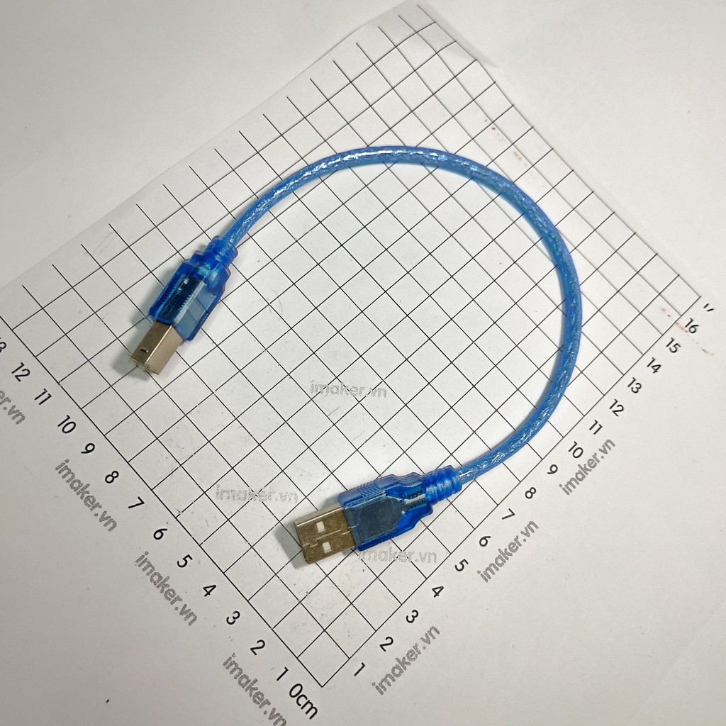 Cáp Arduino Uno/ Mega (20cm) - Dây USB A to USB B