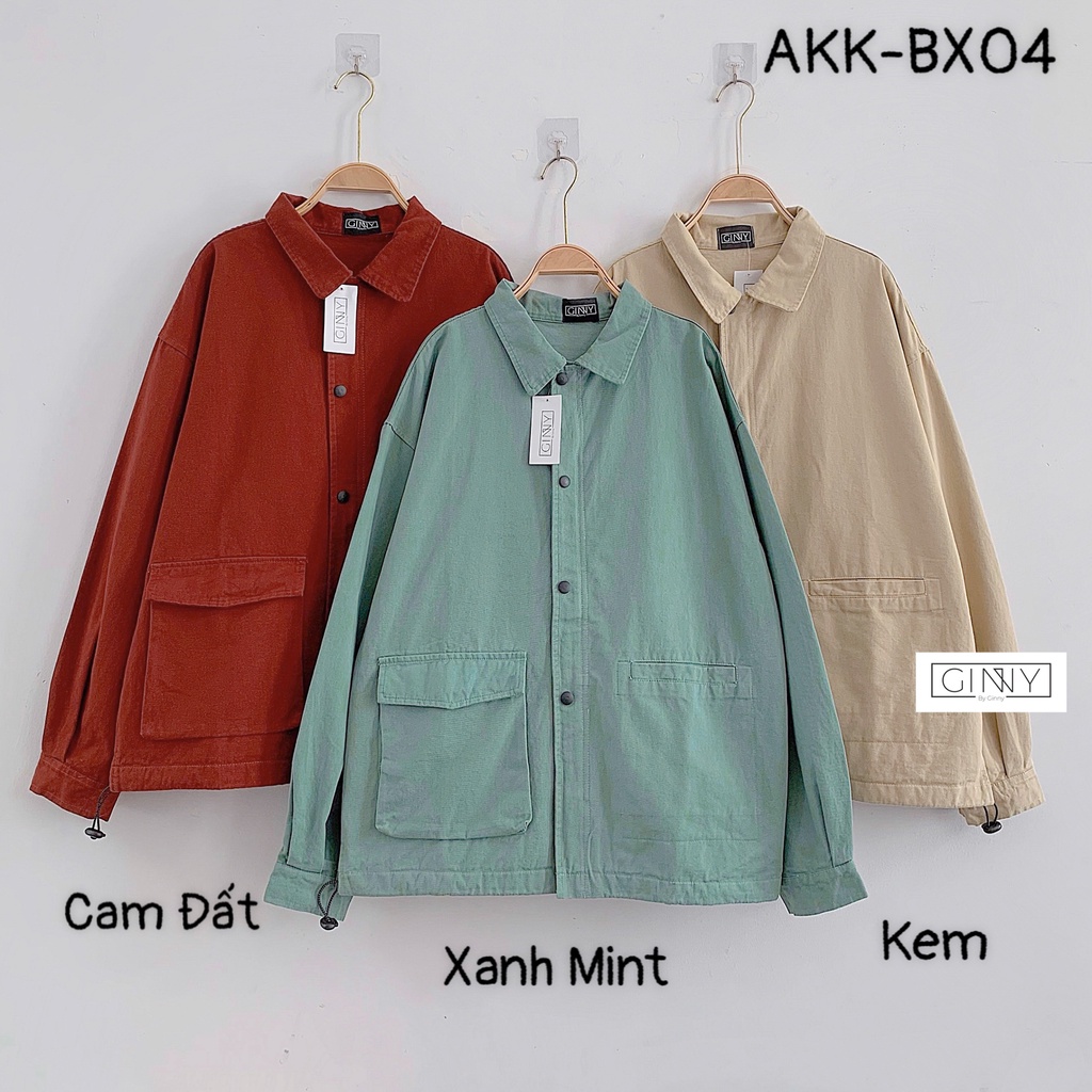 Áo Khoác Kaki ULA BX-04 | Chất Kaki WASH Xịn - GINNY