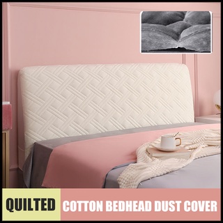  Vỏ Bọc Đầu Giường Bằng Vải Nhung Chần Bông Dày Dặn Mềm Mại Che Phủ Toàn Diện Chống Bụi 
