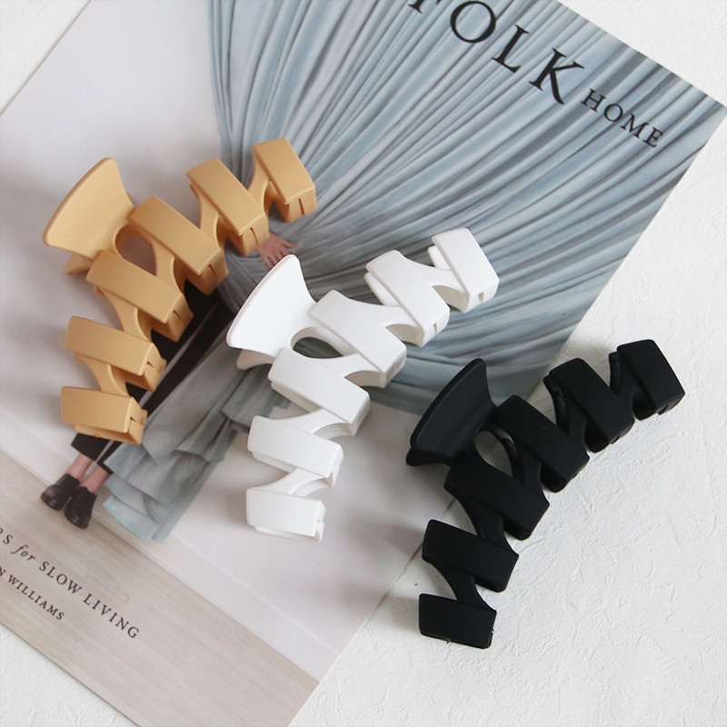 Kẹp Tóc Kim Loại Phong Cách Hàn Quốc Đơn Giản Cho Nữ