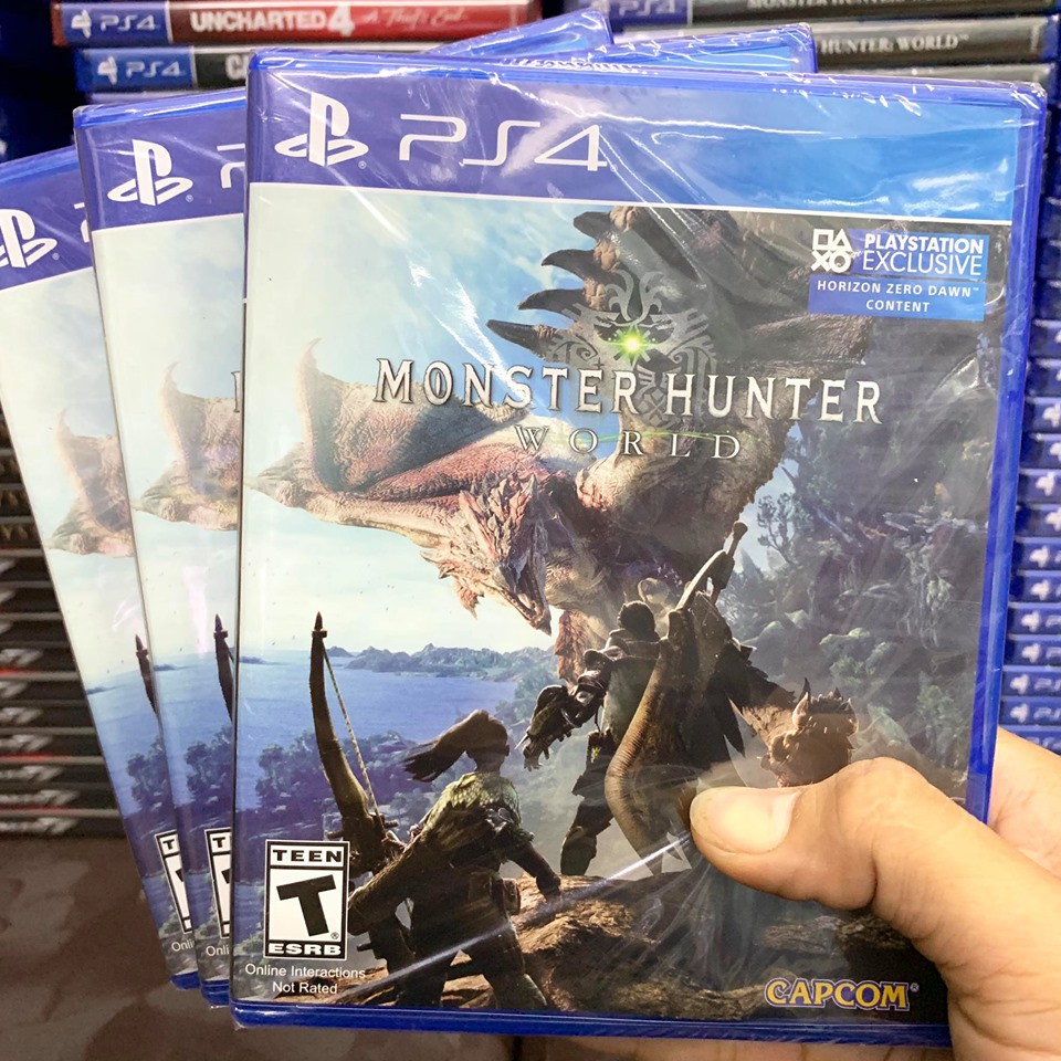 [Freeship toàn quốc từ 50k] Đĩa PS4 Mới: Monster Hunter World