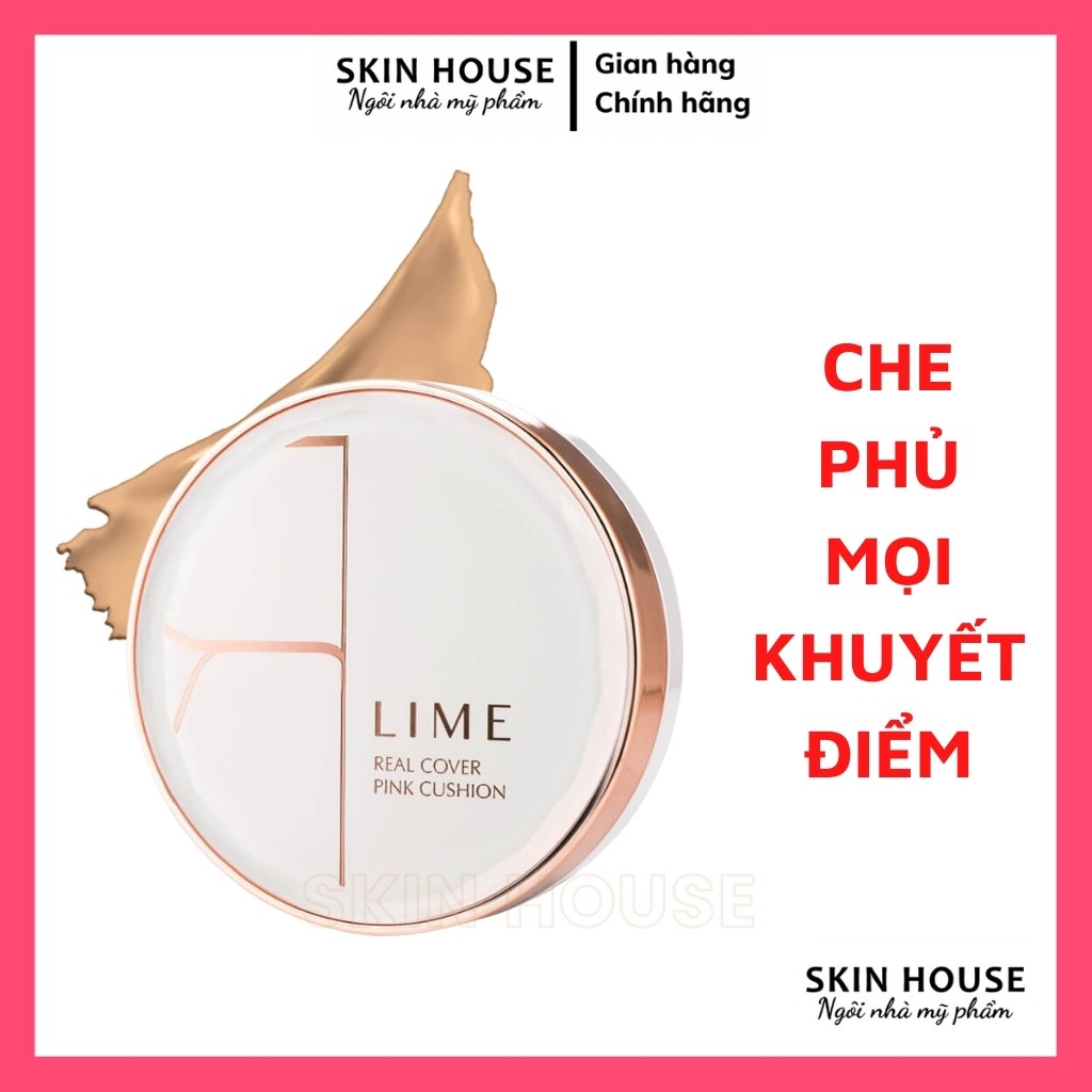 Phấn Nước Lime V Collagen Ample Cushion SPF 50+ PA +++ 20g Che Phủ Mọi Khuyết Điểm | BigBuy360 - bigbuy360.vn