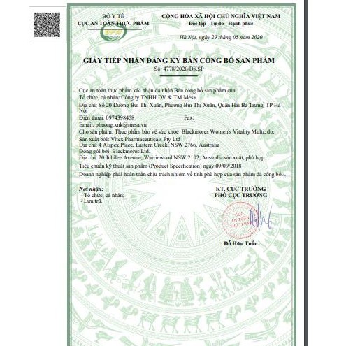 Viên Uống Bổ Sung Vitamin Tổng Hợp Cho Nữ Blackmores Women's Vitality Multi Lọ 50 Viên | BigBuy360 - bigbuy360.vn