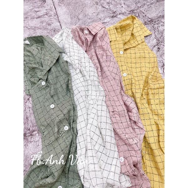 Áo sơ mi sọc caro