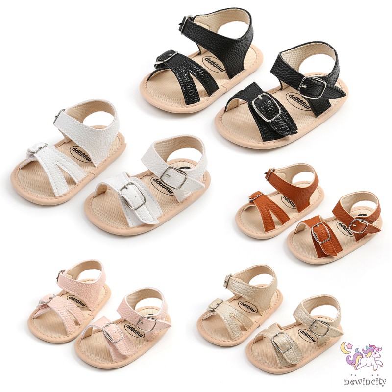 Giày sandals PU chống trượt thiết kế thời trang Hàn Quốc đáng yêu cho em bé