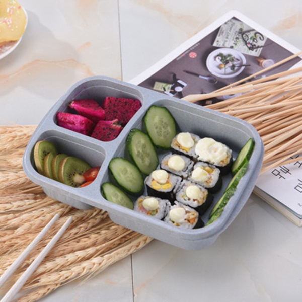 Hộp đựng cơm bento chất liệu sợi rơm lúa mạch