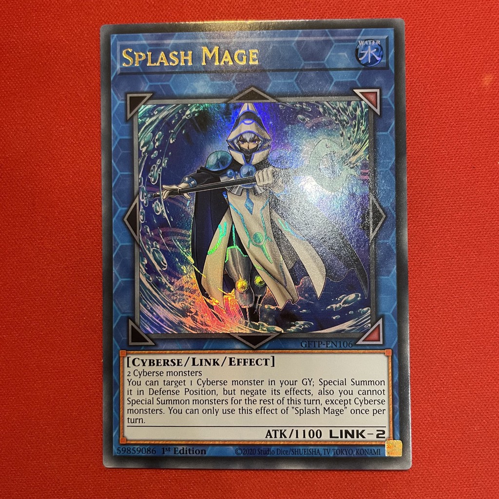 EN]Thẻ Bài Yugioh Chính Hãng] Splash Mage