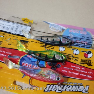 Mồi Câu Lure Mồi Cá Mềm Câu Cá Bộ 3 con