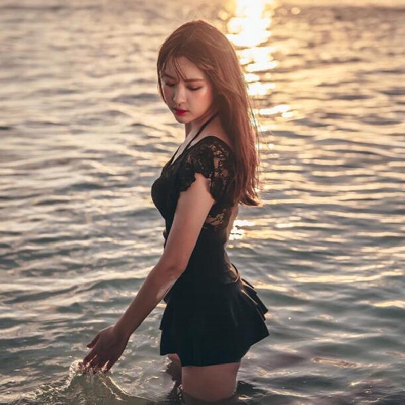 FREESHIP ĐƠN 99K_ Bộ Đồ Bơi Nữ Liền Mảnh Dáng Váy Che Bụng Bộ Đồ Bơi Nữ Đẹp Áo Bơi Dạng Váy | BigBuy360 - bigbuy360.vn