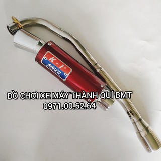 Bộ pô K1 đỏ độ Wave Cub