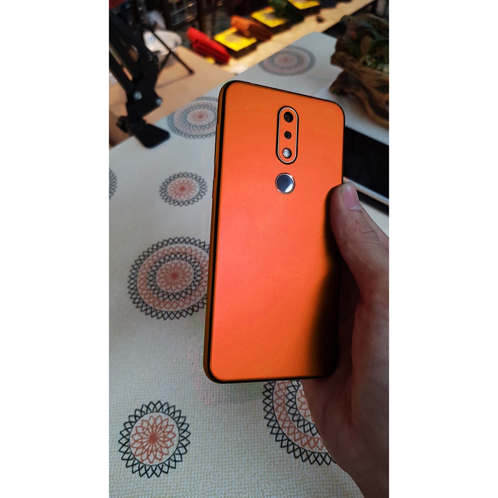 skin dán Nokia 6.1 plus , nokia X6 Full lưng + 4 cạnh viền